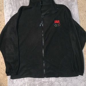 90’s vintage USA Olympics fleece jacket